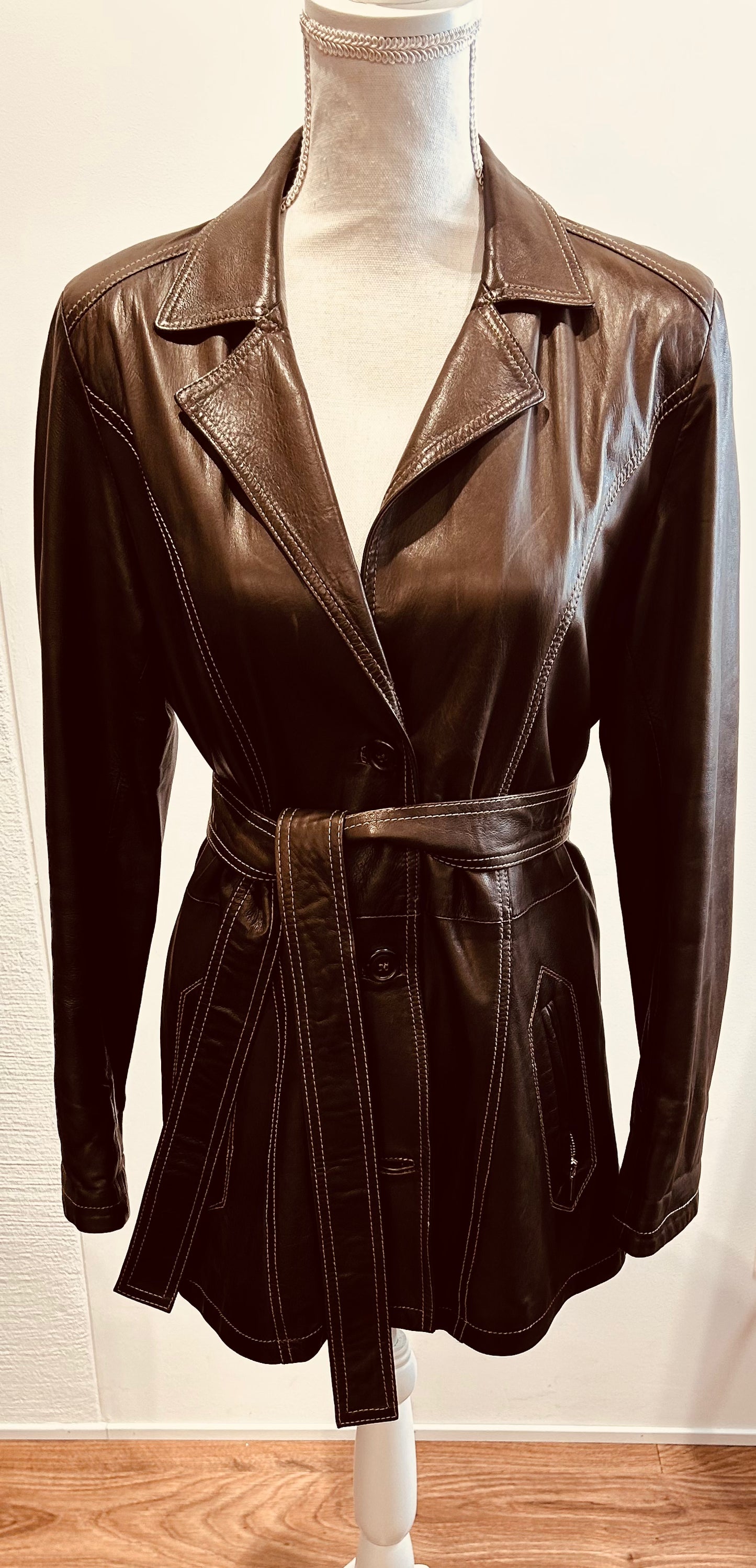 Lederjacke - Gr.40